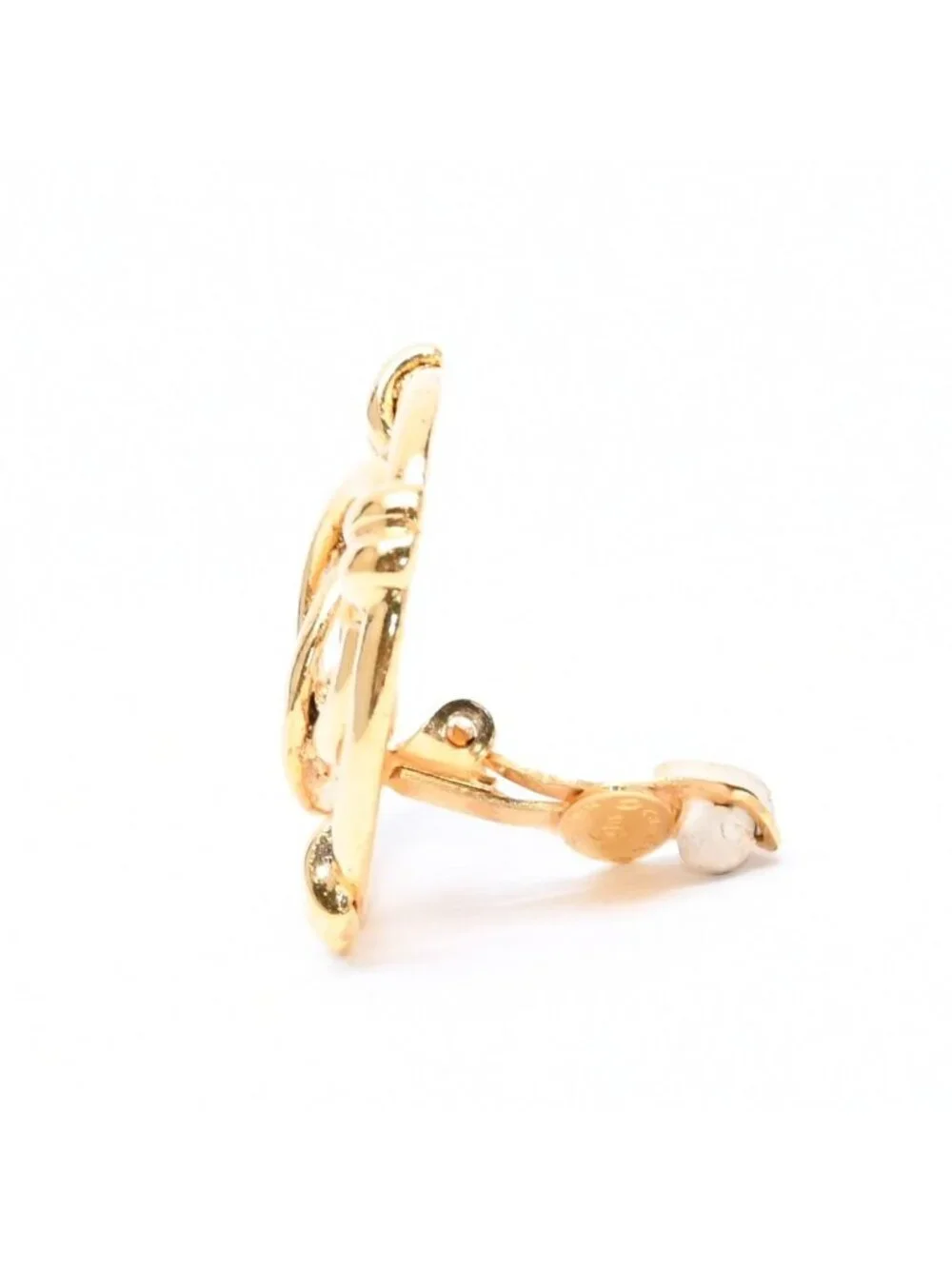 Chanel Earrings CC Logo 93 Gold
